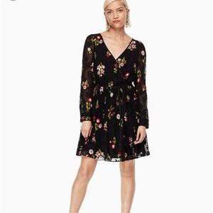 in bloom chiffon mini dress